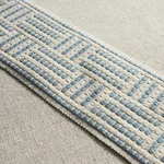 Schumacher Brickell Tape Indoor/Outdoor trim in Sky (75962)