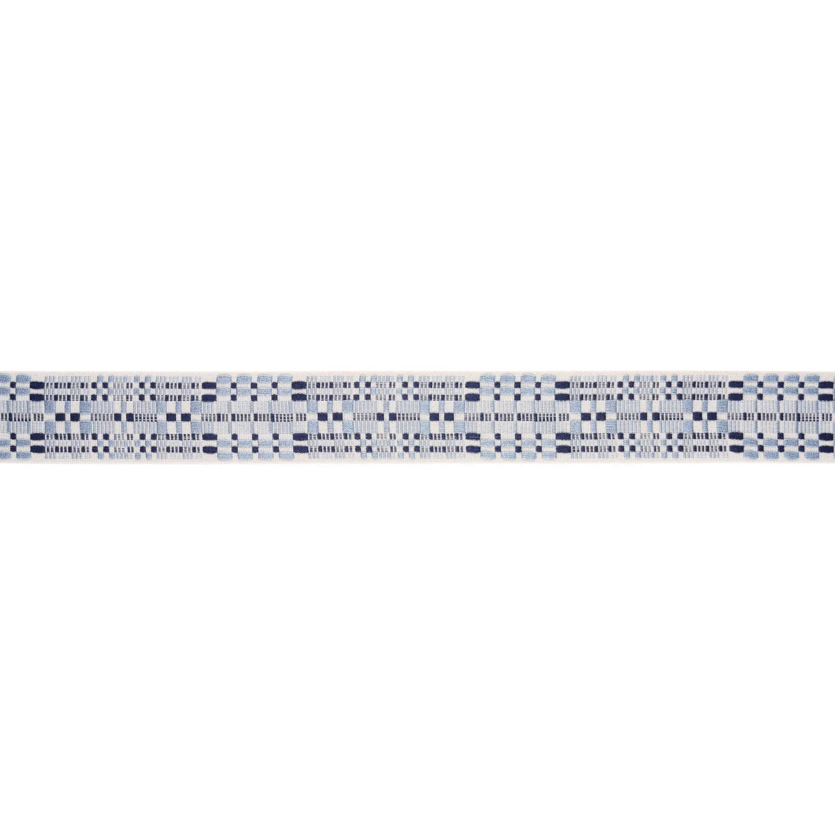 Schumacher Brimfield Tape trim in Blues (76950)