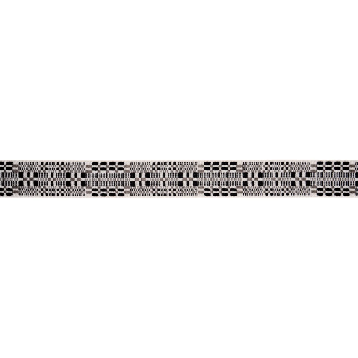Schumacher Brimfield Tape trim in Cinder (76951)