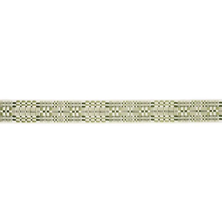 Schumacher Brimfield Tape trim in Leaf (76954)