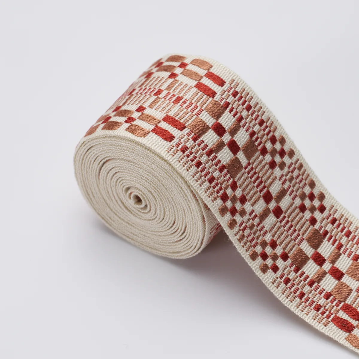 76957 | Brimfield Tape - Terracotta Schumacher Brimfield Tape trim in Terracotta (76957)