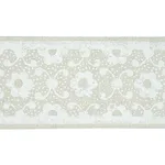 79120 | Brinda Hand Blocked Tape - Ivory Schumacher Brinda Hand Blocked Tape trim in Ivory (79120)