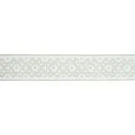 79120 | Brinda Hand Blocked Tape - Ivory Schumacher Brinda Hand Blocked Tape trim in Ivory (79120)