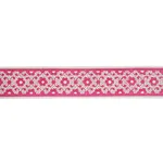 79122 | Brinda Hand Blocked Tape - Pink Schumacher Brinda Hand Blocked Tape trim in Pink (79122)
