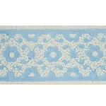 Schumacher Brinda Hand Blocked Tape trim in Sky (79121)