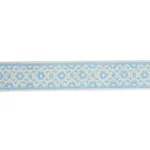 Schumacher Brinda Hand Blocked Tape trim in Sky (79121)