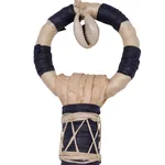 85391 | Broom Tassel - Pacific Ocean Hues Schumacher Broom Tassel trim in Pacific Ocean Hues (85391)
