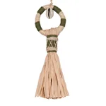 85392 | Broom Tassel - Palm Tree Green Schumacher Broom Tassel trim in Palm Tree Green (85392)