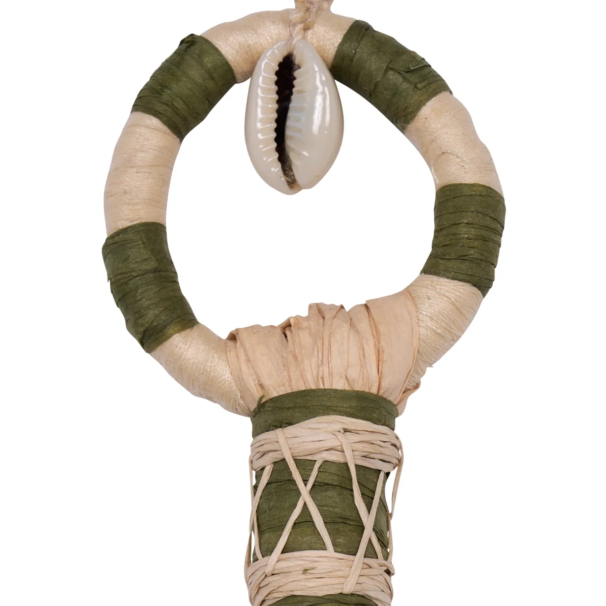 Schumacher Broom Tassel trim in Palm Tree Green (85392)