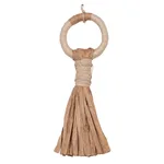 85393 | Broom Tassel - Playa Dorada Sand Schumacher Broom Tassel trim in Playa Dorada Sand (85393)