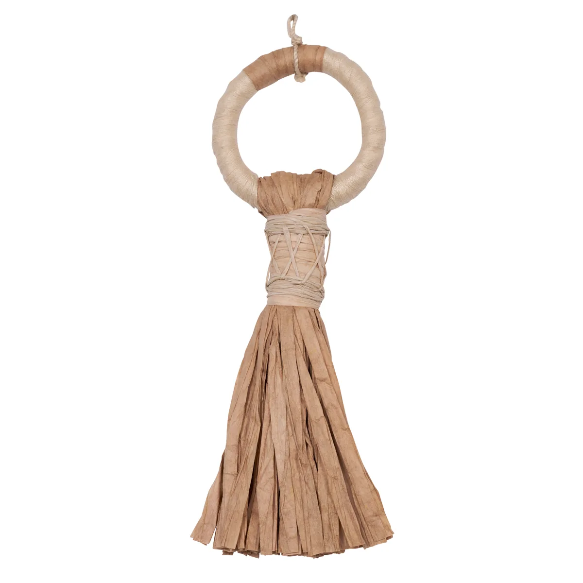 Schumacher Broom Tassel trim in Playa Dorada Sand (85393)