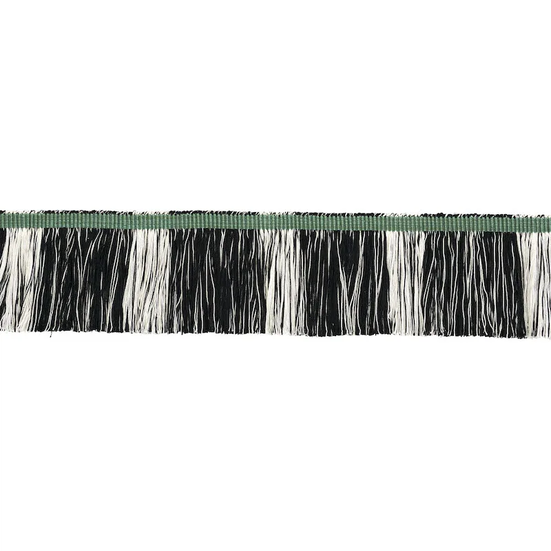 Schumacher Calcada Fringe trim in Emerald (78983)
