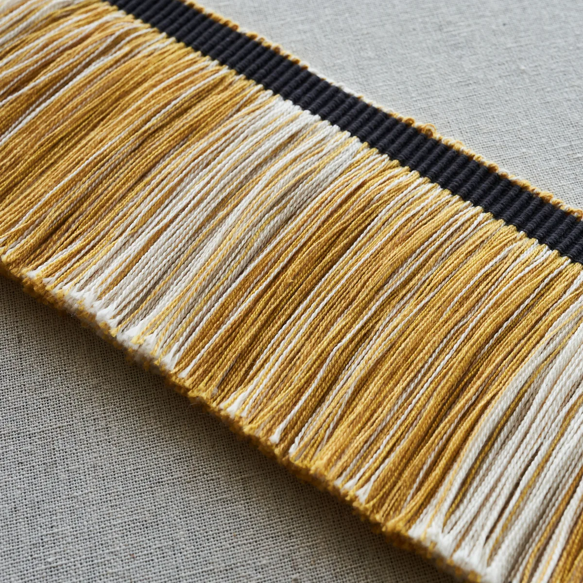 78985 | Calcada Fringe - Maize Schumacher Calcada Fringe trim in Maize (78985)