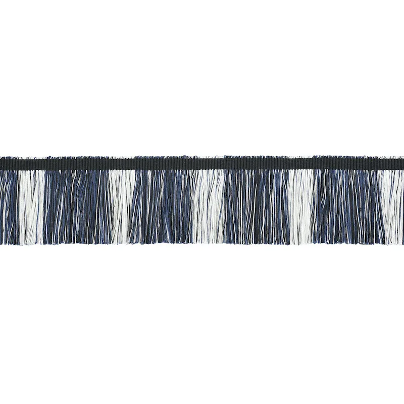 Schumacher Calcada Fringe trim in Midnight (78982)