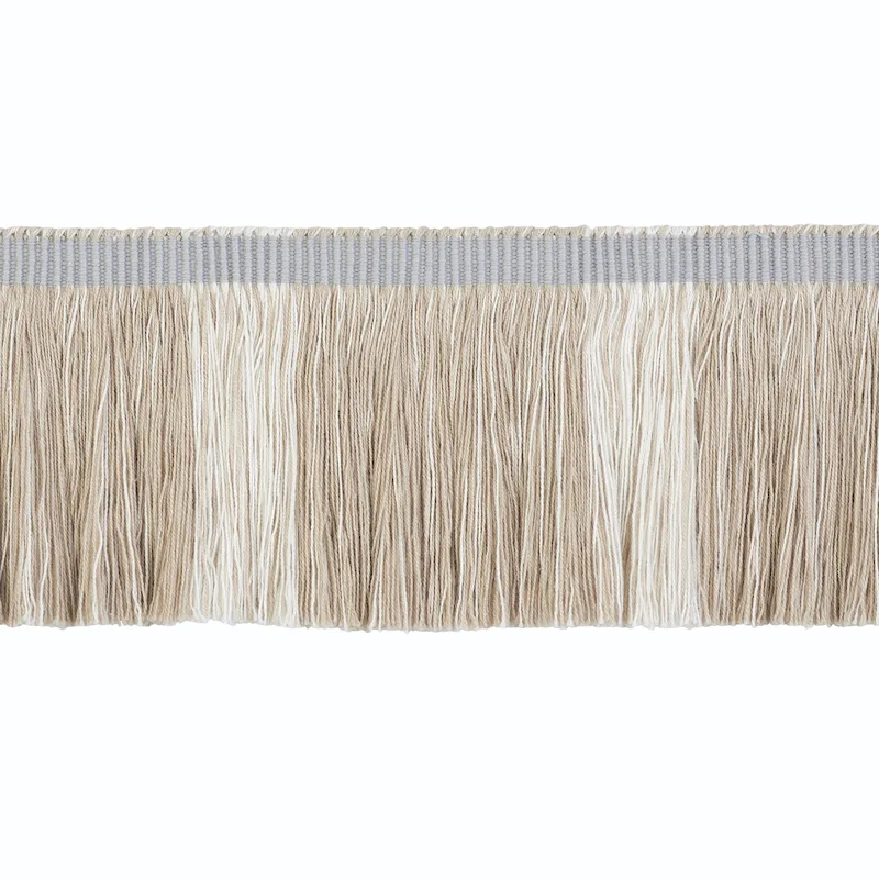Schumacher Calcada Fringe trim in Natural (78980)