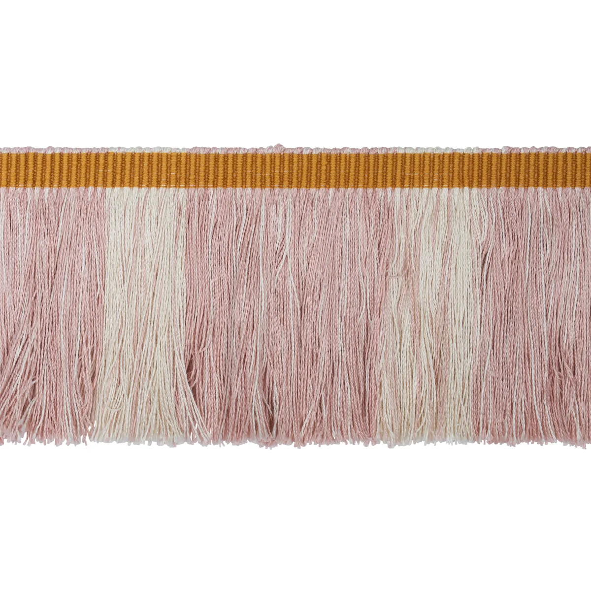 Schumacher Calcada Fringe trim in Rose Quartz (78986)