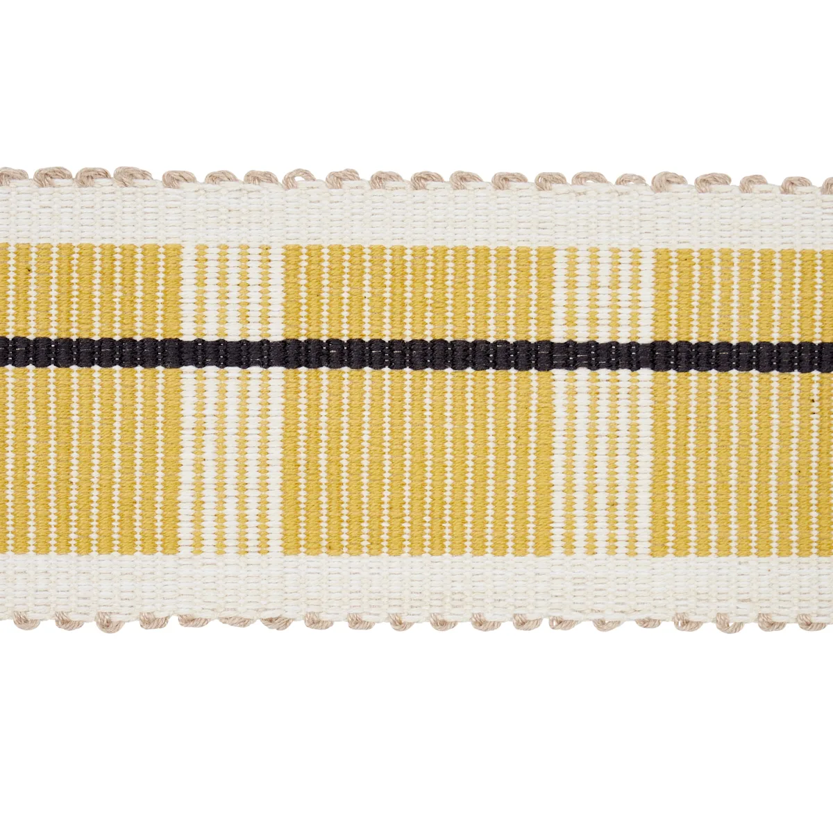 Schumacher Calcada Tape Medium trim in Maize (79206)