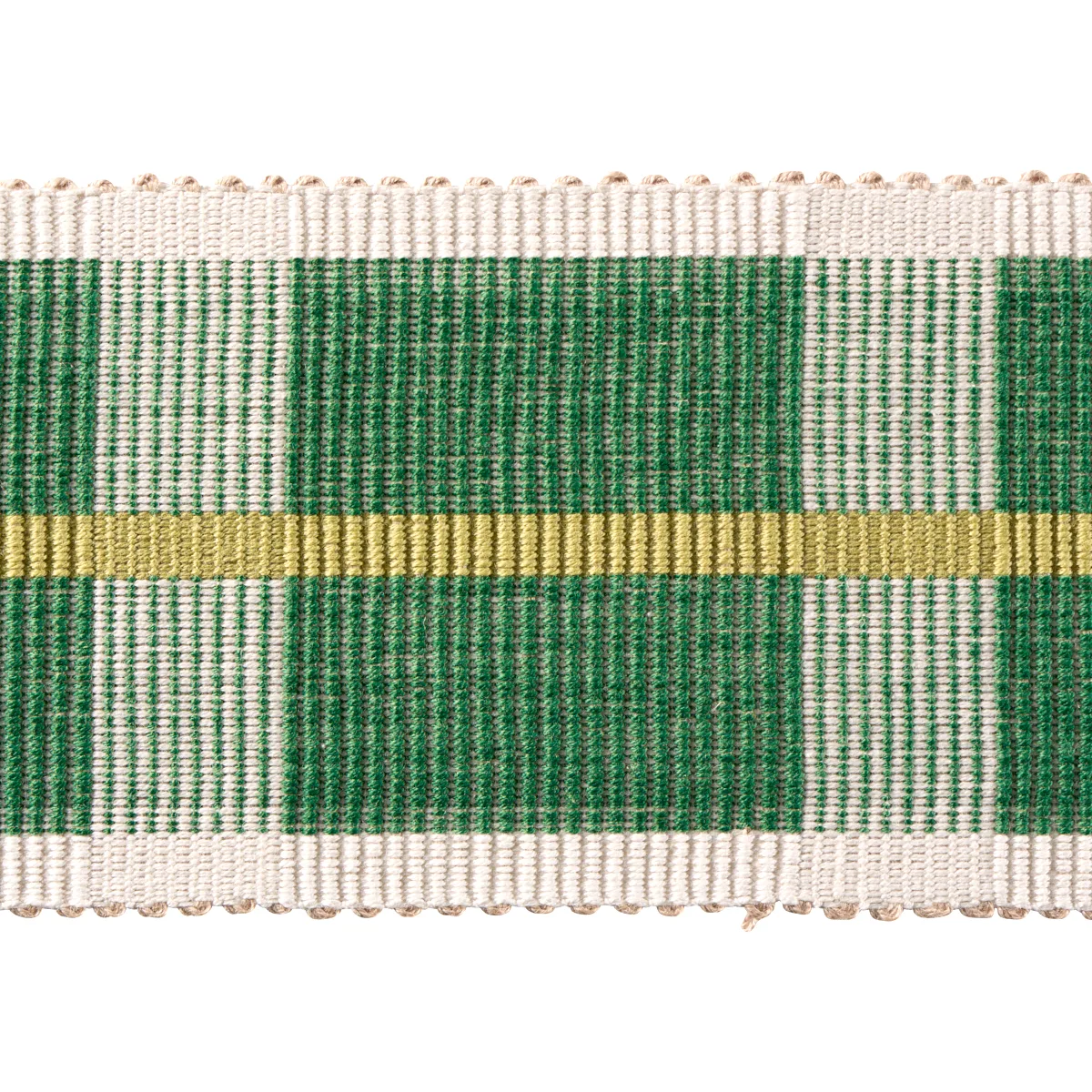 Schumacher Calcada Tape Wide trim in Grass (78978)