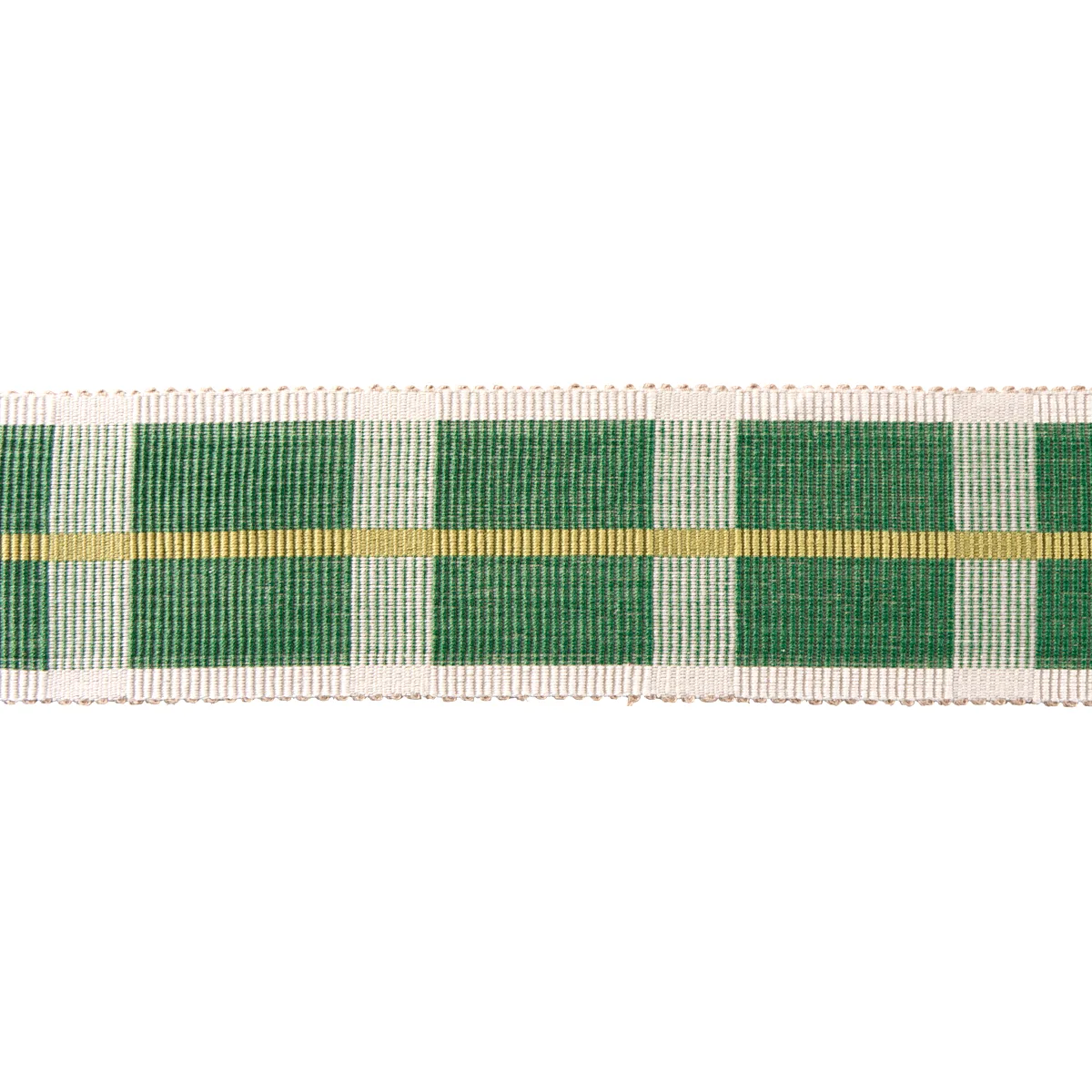 Schumacher Calcada Tape Wide trim in Grass (78978)