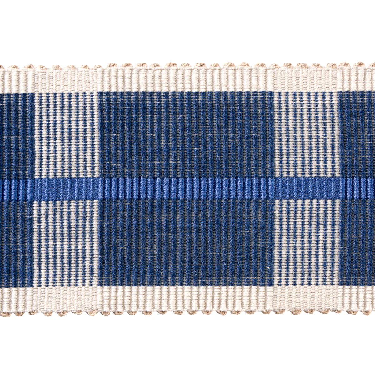 Schumacher Calcada Tape Wide trim in Lapis (78977)