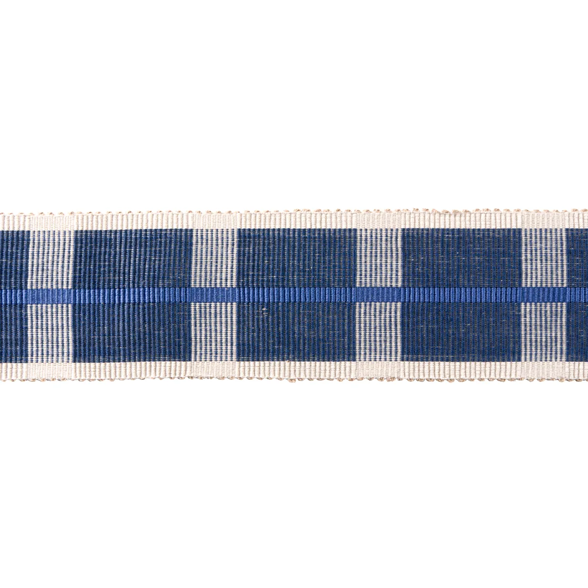 Schumacher Calcada Tape Wide trim in Lapis (78977)