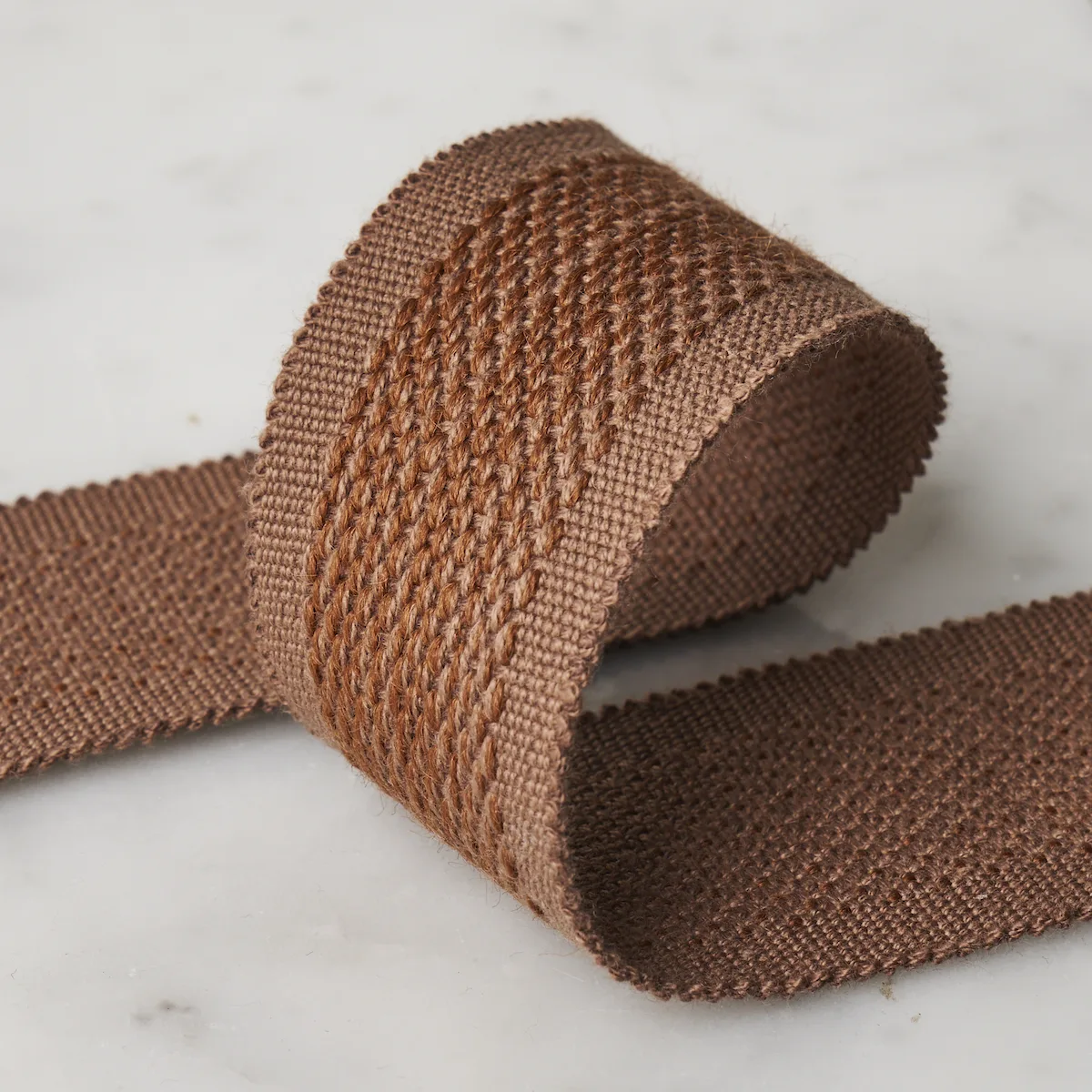 83382 | Cardiff Tape - Brown Schumacher Cardiff Tape trim in Brown (83382)