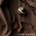 83382 | Cardiff Tape - Brown Schumacher Cardiff Tape trim in Brown (83382)
