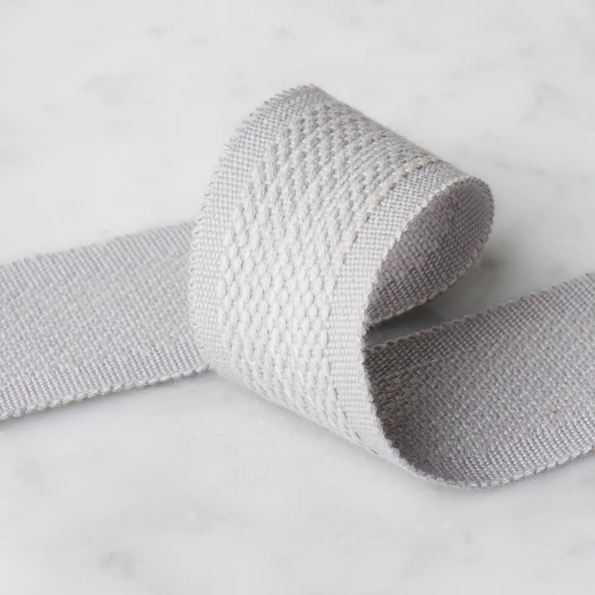 83384 | Cardiff Tape - Grey Schumacher Cardiff Tape trim in Grey (83384)