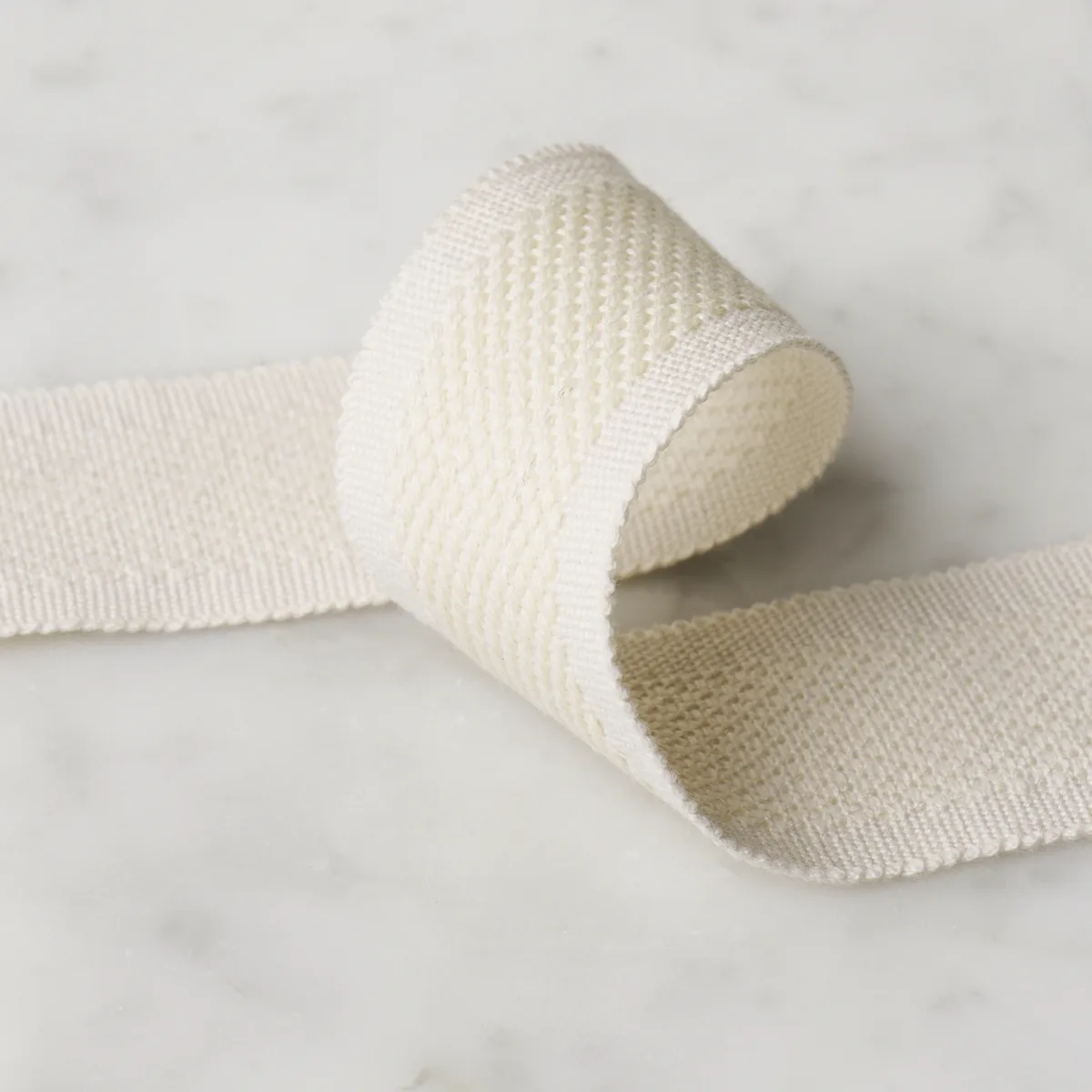 83380 | Cardiff Tape - Ivory Schumacher Cardiff Tape trim in Ivory (83380)