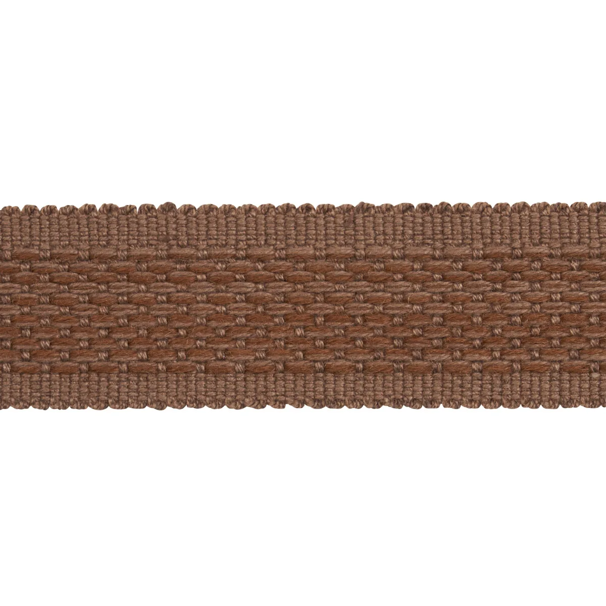 Schumacher Cardiff Tape Medium trim in Brown (83392)