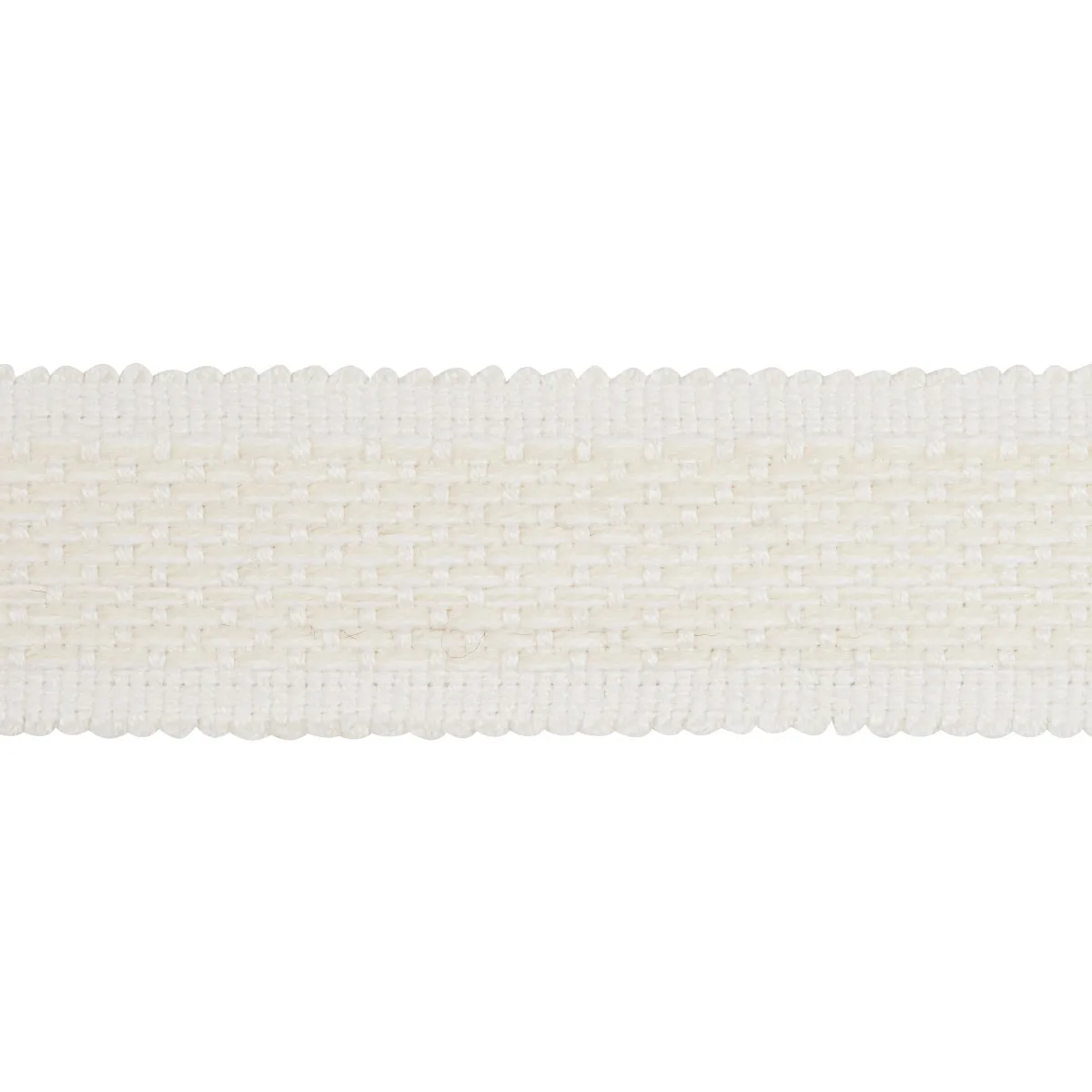 Schumacher Cardiff Tape Medium trim in Ivory (83390)