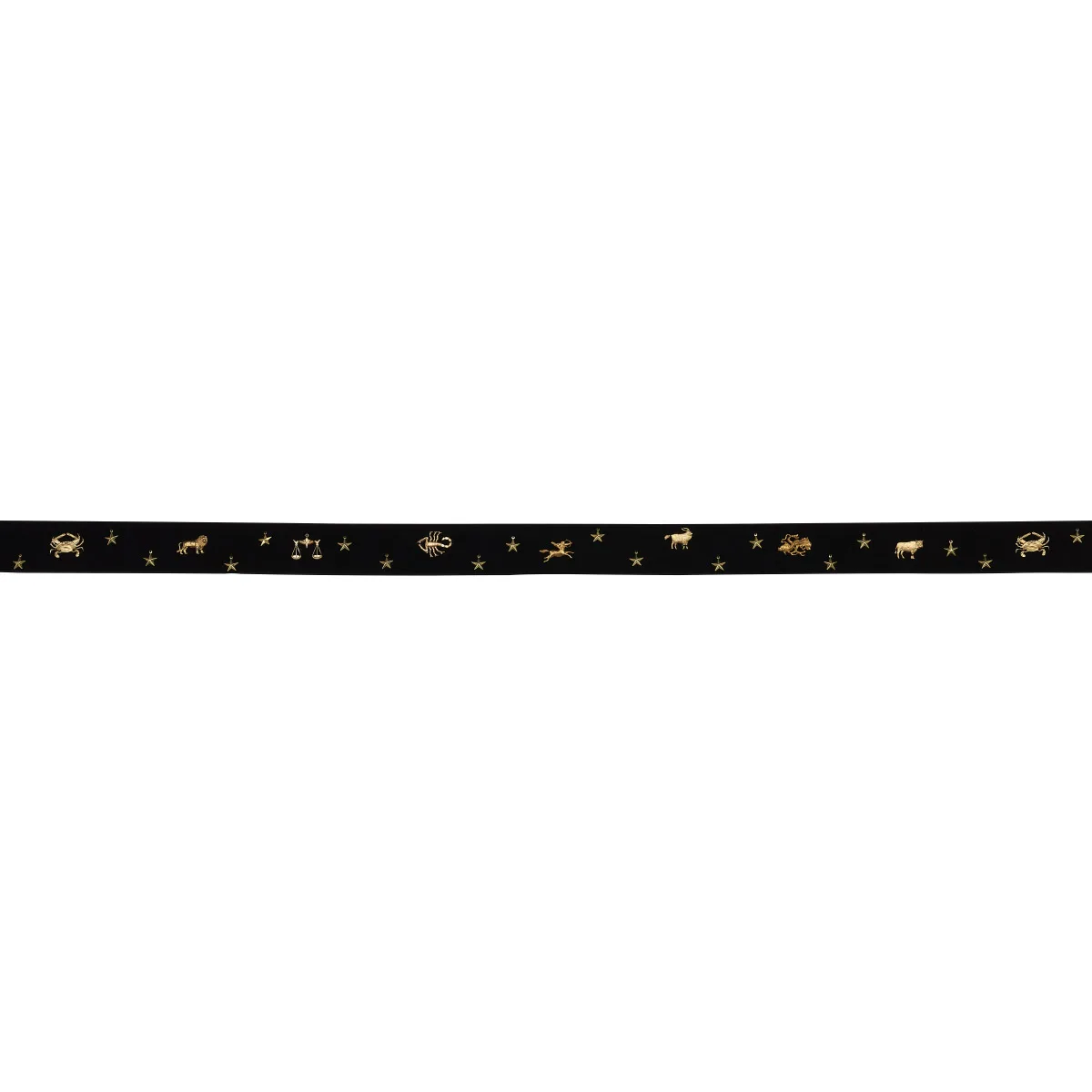 Schumacher Carmen Velvet Tape trim in Black (82870)