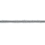 79021 | Carmo Gimp - Silver & Black Schumacher Carmo Gimp trim in Silver & Black (79021)