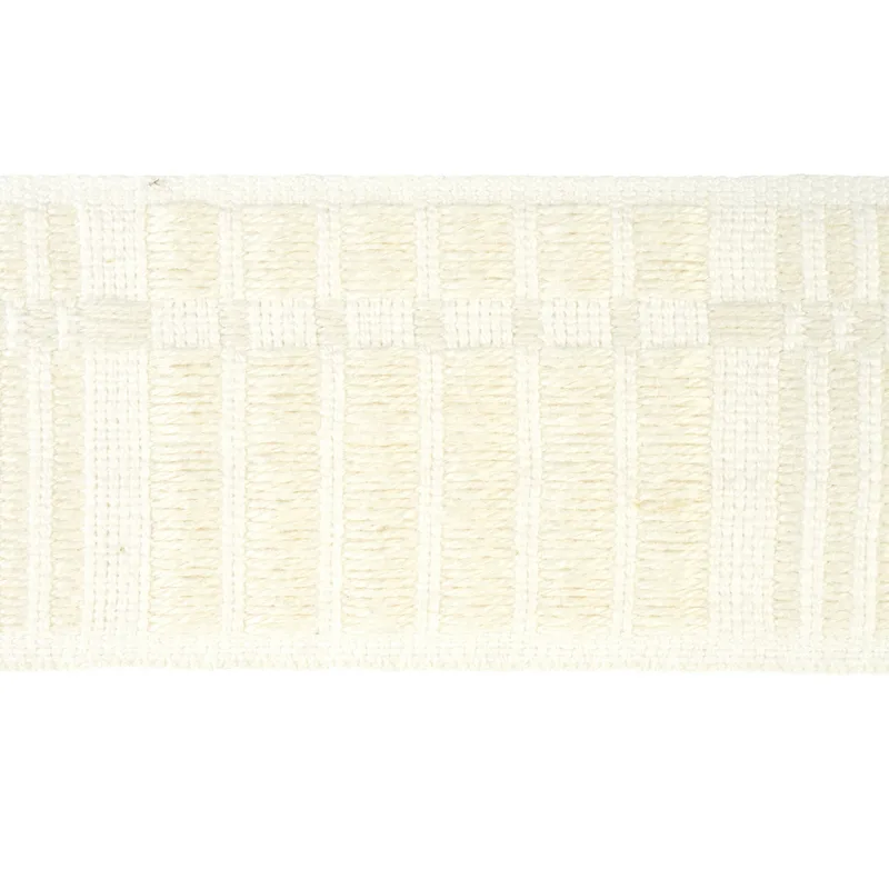 Schumacher Carmo Tape Medium trim in Ivory (78003)