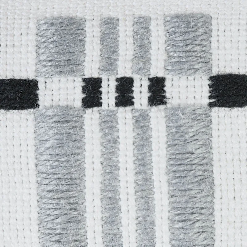 79001 | Carmo Tape Medium - Silver & Black Schumacher Carmo Tape Medium trim in Silver & Black (79001)