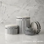 79001 | Carmo Tape Medium - Silver & Black Schumacher Carmo Tape Medium trim in Silver & Black (79001)