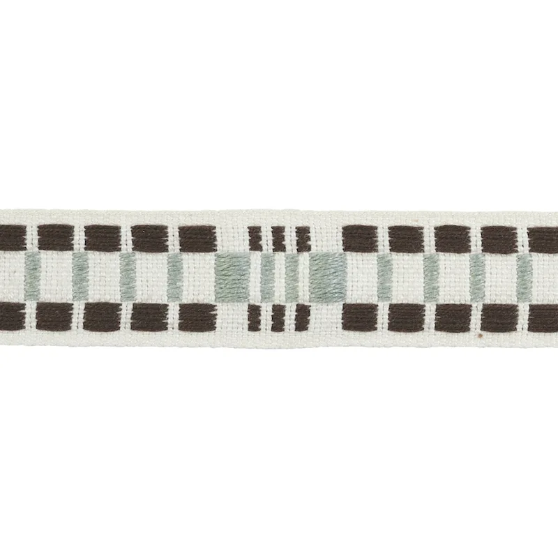 Schumacher Carmo Tape Narrow trim in Sage (78992)
