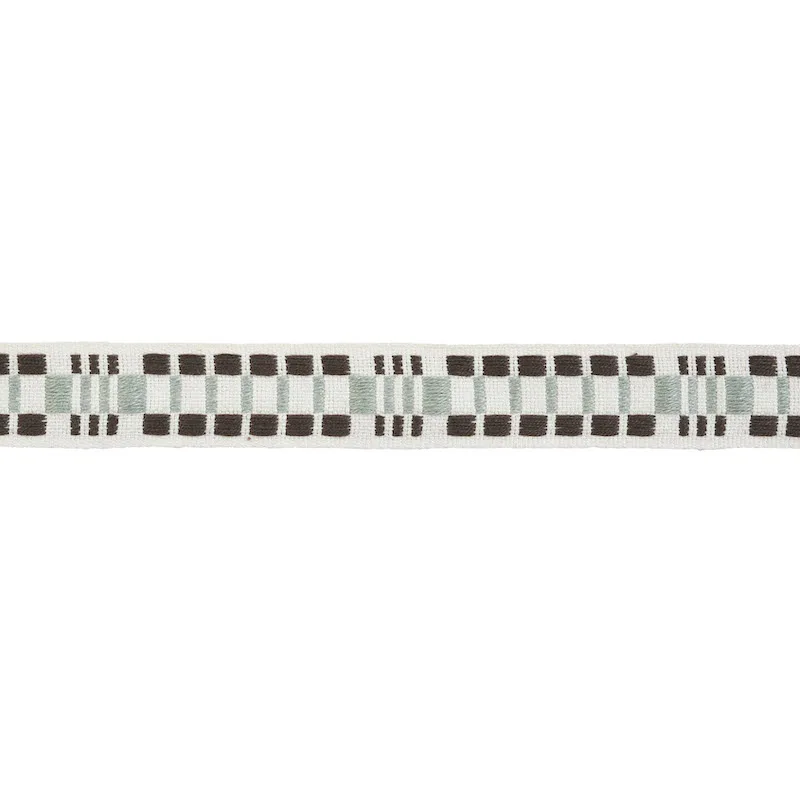 Schumacher Carmo Tape Narrow trim in Sage (78992)