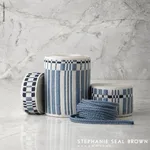 79210 | Carmo Tape Wide - Indigo Schumacher Carmo Tape Wide trim in Indigo (79210)