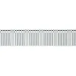 79211 | Carmo Tape Wide - Silver & Black Schumacher Carmo Tape Wide trim in Silver & Black (79211)