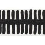 70742 | Castille Tape - Black on Ivory Schumacher Castille Tape trim in Black on Ivory (70742)