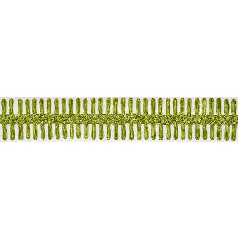 Schumacher Castille Tape trim in Leaf (70746)