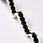 83883 | Castille Tape Narrow - Black on Ivory Schumacher Castille Tape Narrow trim in Black on Ivory (83883)