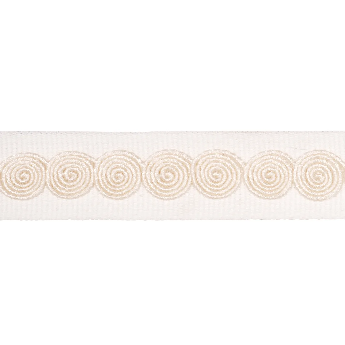 Schumacher Castille Tape Narrow trim in Ivory (83881)