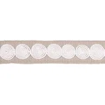 83884 | Castille Tape Narrow - Neutral Schumacher Castille Tape Narrow trim in Neutral (83884)