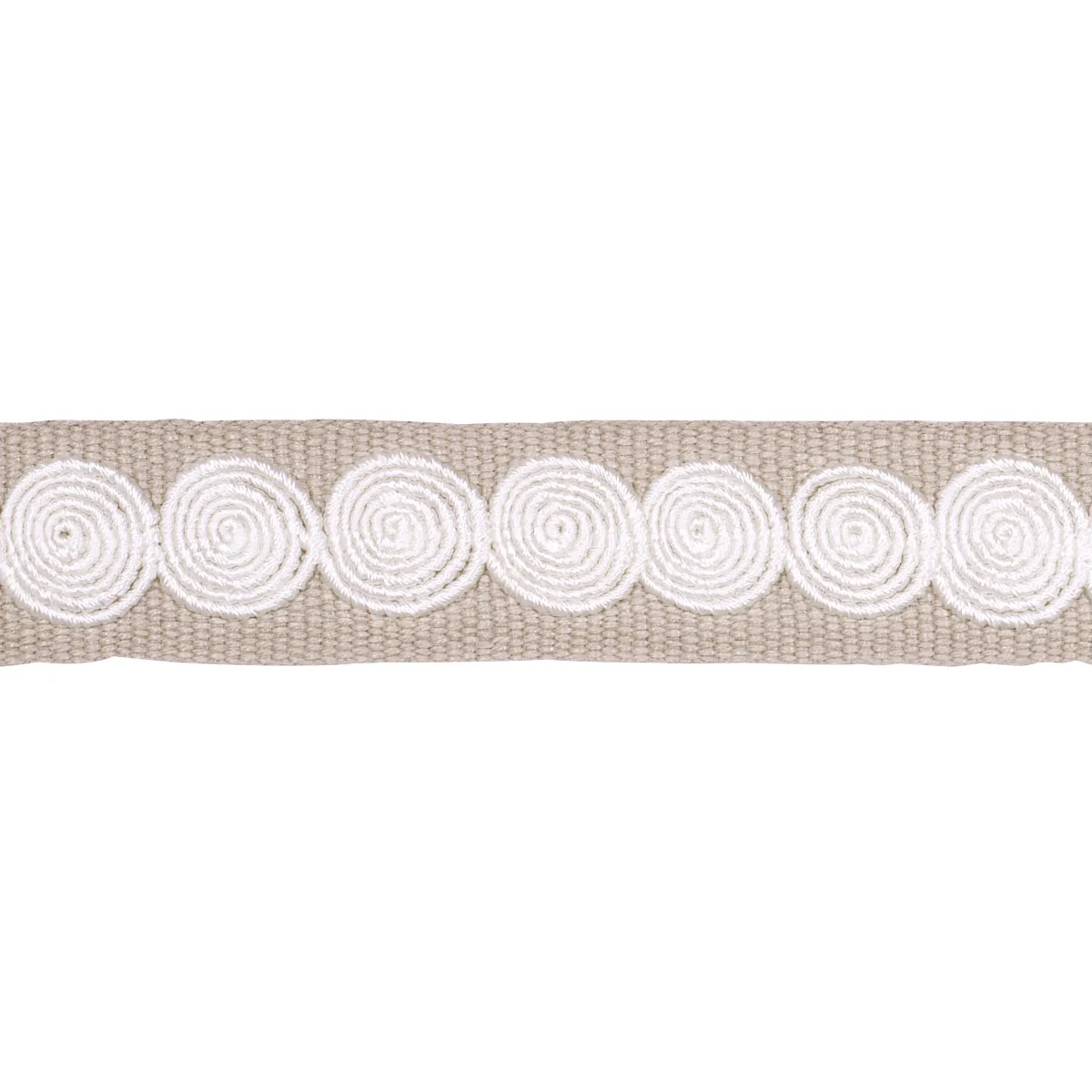 Schumacher Castille Tape Narrow trim in Neutral (83884)