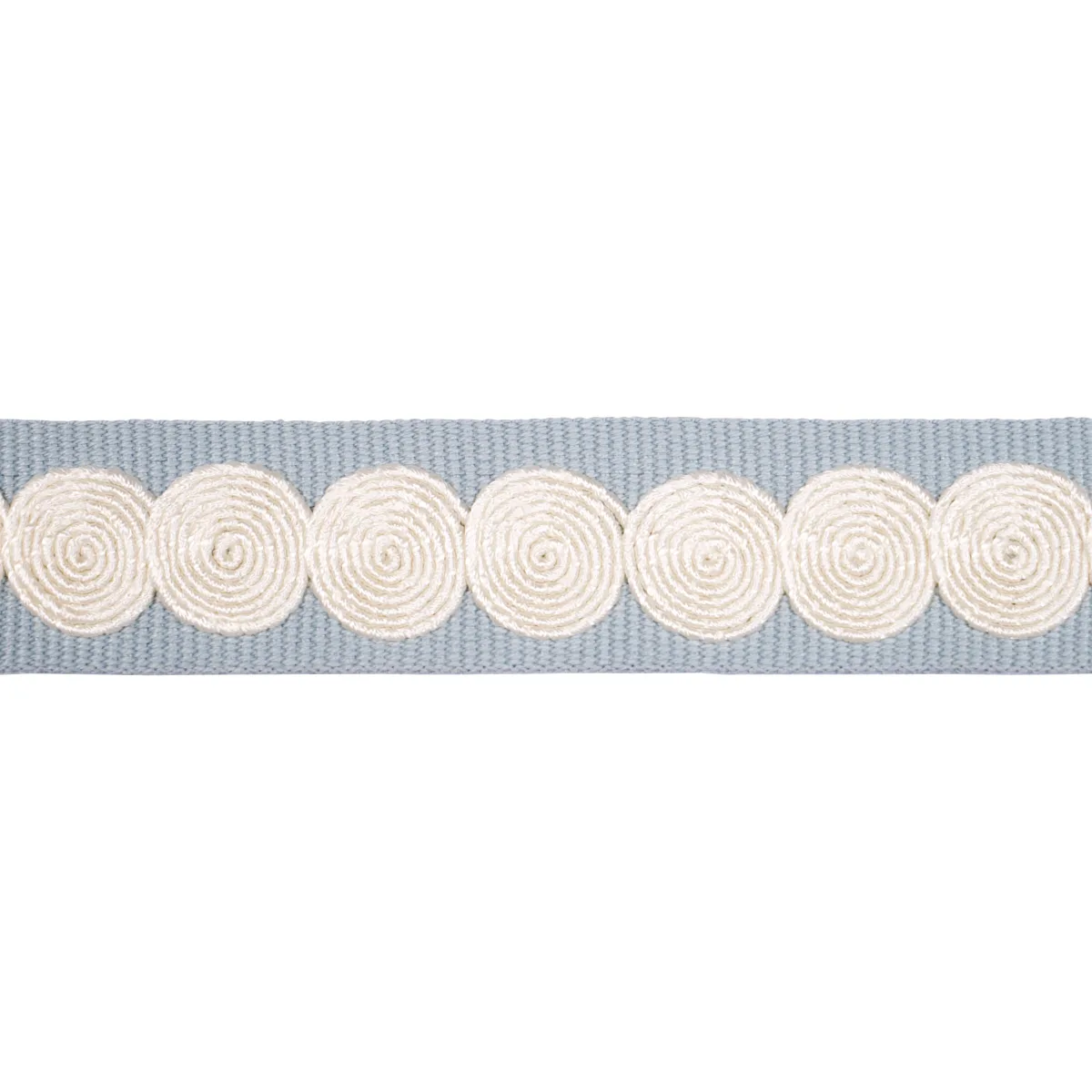Schumacher Castille Tape Narrow trim in Sky (83880)