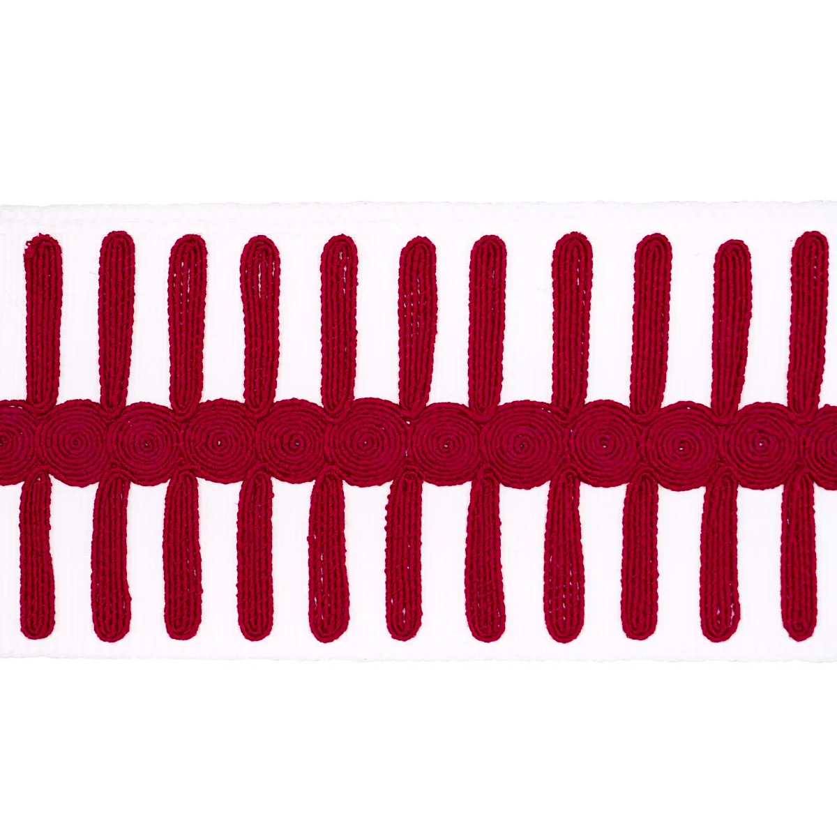Schumacher Castille Tape trim in Red (70748)
