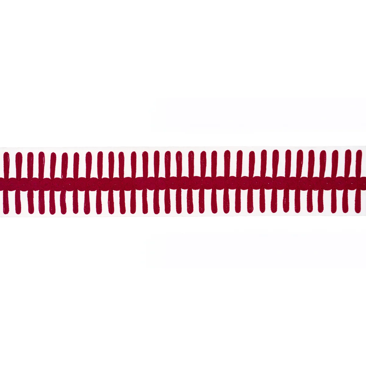 Schumacher Castille Tape trim in Red (70748)