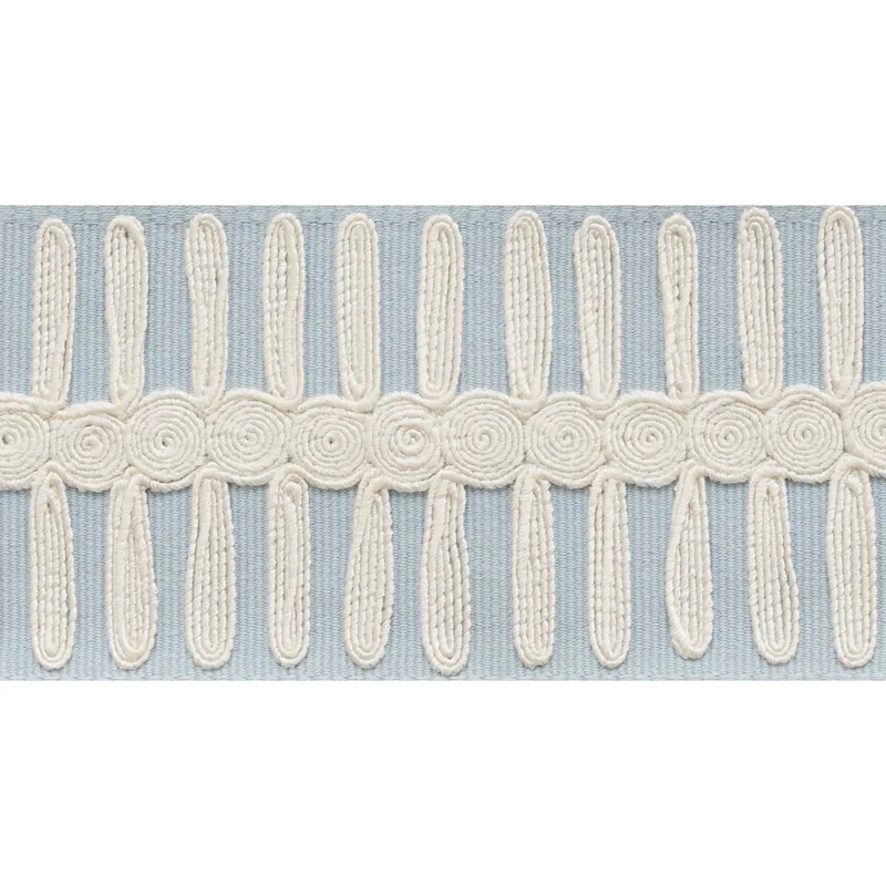 Schumacher Castille Tape trim in Sky (70744)